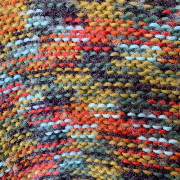 Oversized Multicolor Knit Sweater - Picture 6 of 9